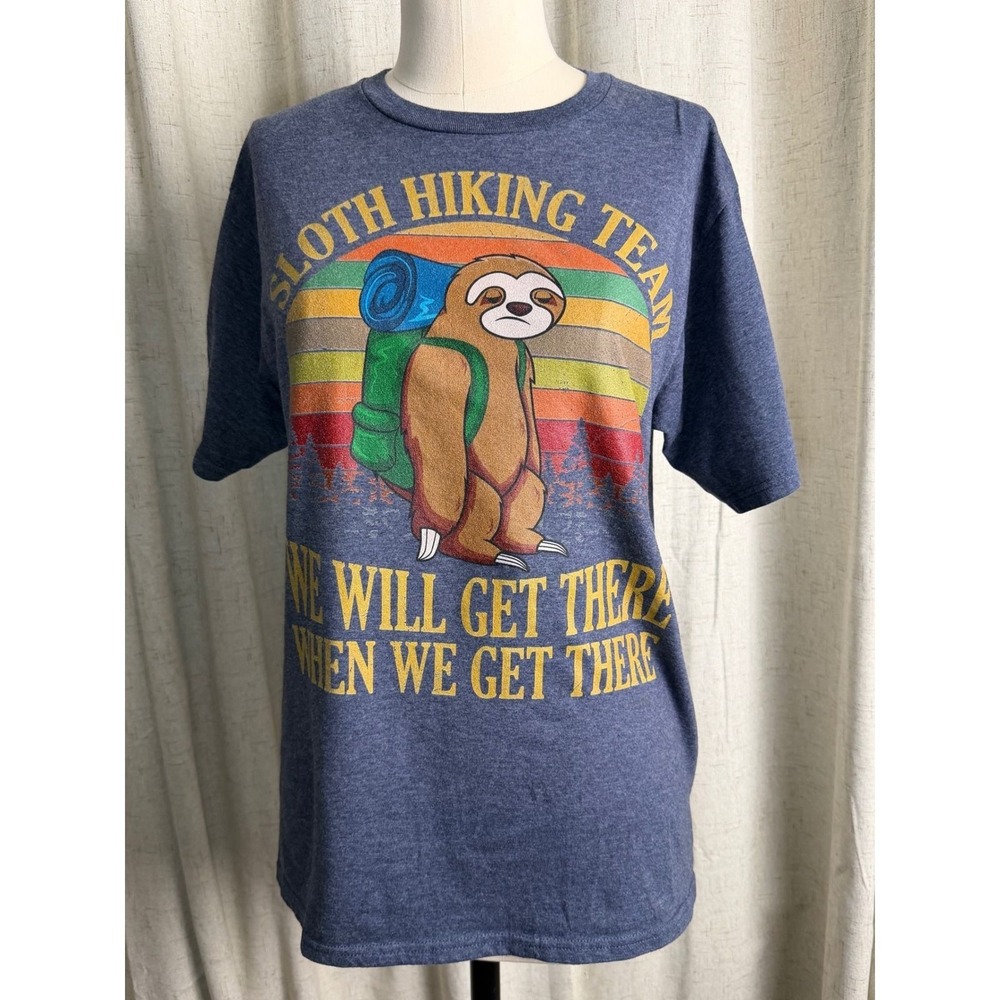 Sloth Hiking Team We Will Get There When We Get There Shirt T-Shirt